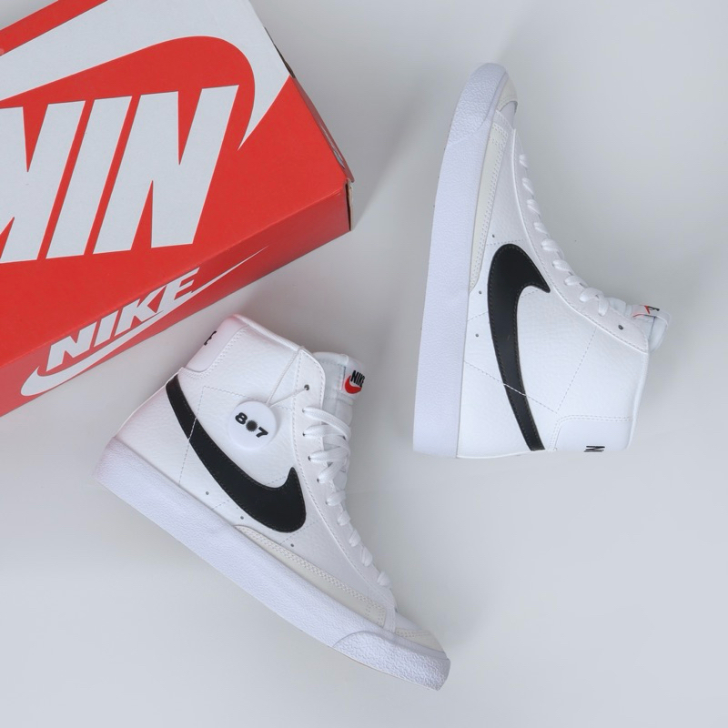 blazer mid white black